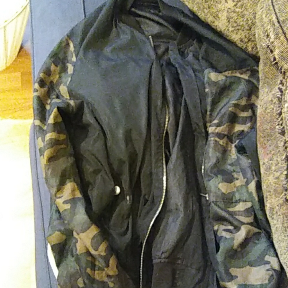 camo bomber jacket